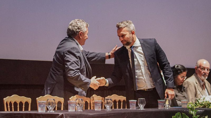 Caetano e Flávio Matos, pré candidatos a prefeito de Camaçari em 2024.