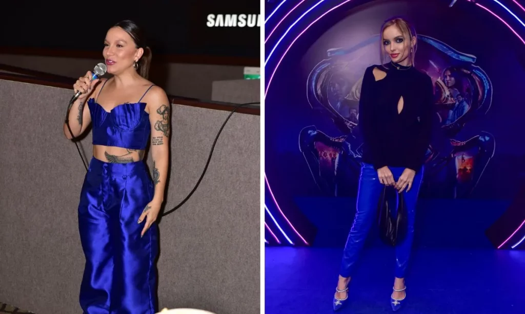 Priscila Alcantara na pré estréia do filme Besouro Azul