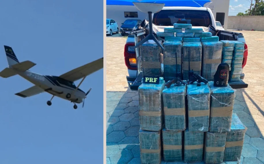 avião com drogas fazenda cantor Leonardo