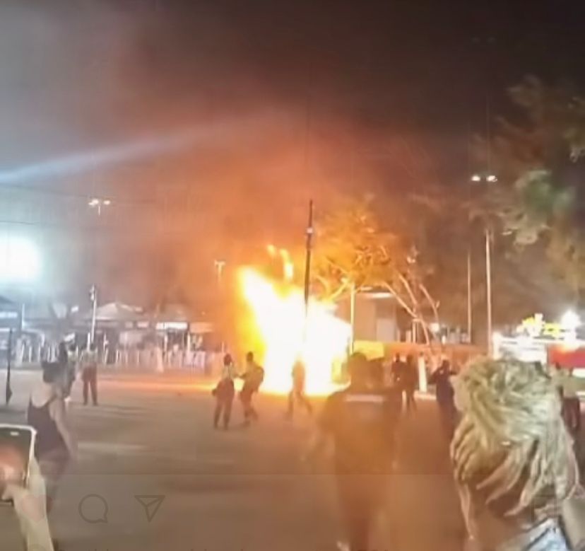 barraca pega fogo no afropunk salvador