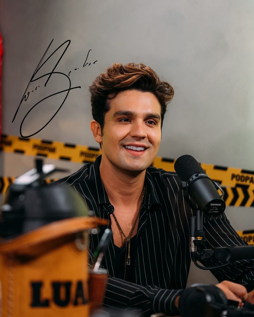 Luan Santana e Jade Magalhães revelam nome da primeira filha em podcast