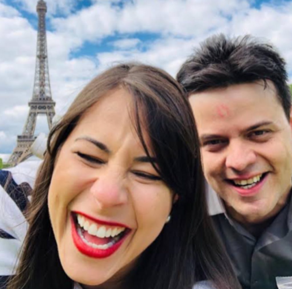 Daniel Keller e Jessica Senra